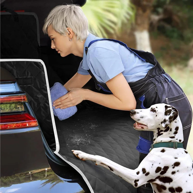Waterproof Dog Car Seat Cover Trunk Case Dog Car Transporter Travel Mat Pad Dog Carriers Hammock For Small Medium Large Dogs